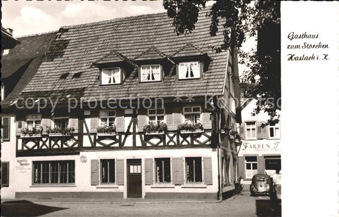 Haslach Kinzigtal Gasthaus zum Storchen Ernst Walter