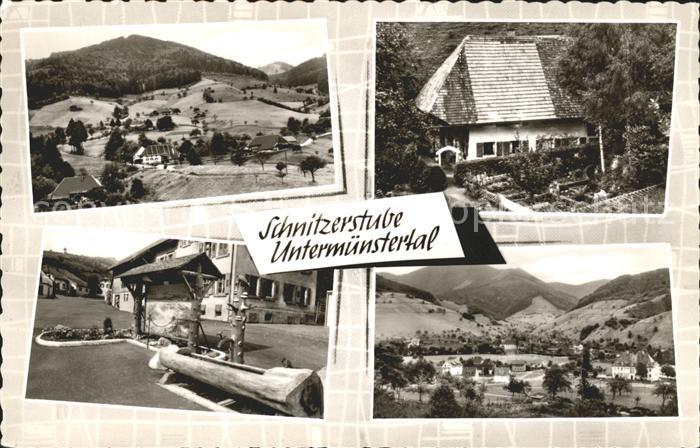 Muenstertal Schwarzwald Schnitzerstube Untermuenstertal Muensterhalde