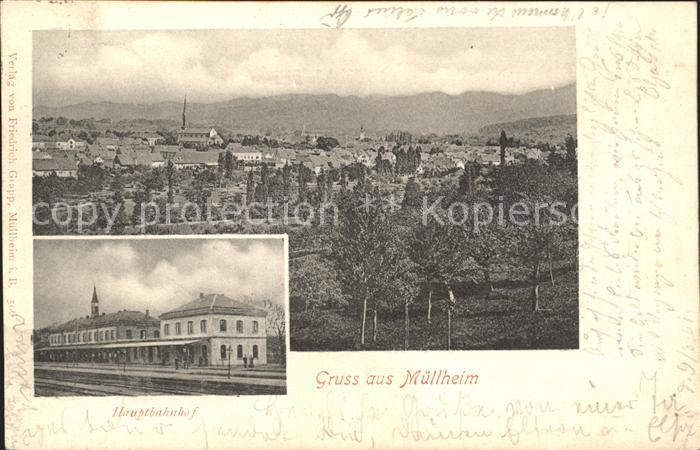 Muellheim Baden Hauptbahnhof