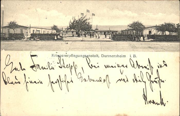 Durmersheim Kriegsverpflegungsanstalt