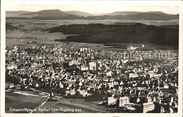 Schwenningen Neckar Fliegeraufnahme