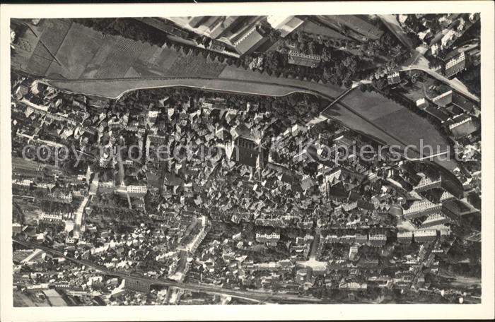 Ansbach Mittelfranken Fliegeraufnahme