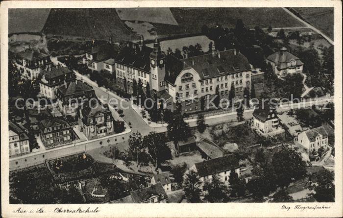 Aue Sachsen Fliegeraufnahme