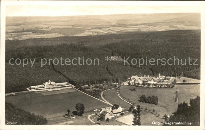 Adorf Vogtland Fliegeraufnahme Leipziger Heilstaette