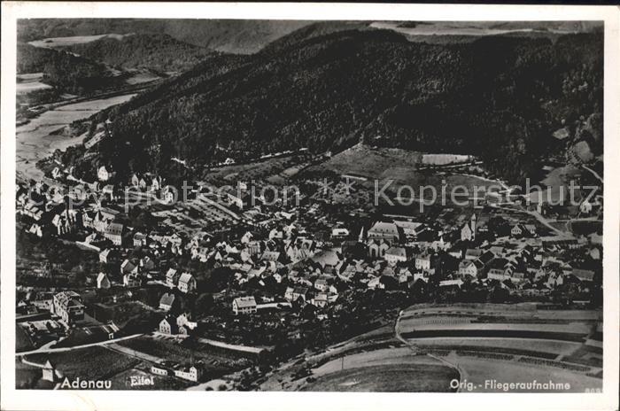 Adenau Ahrweiler Rheinland-Pfalz Fliegeraufnahme