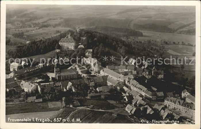 Frauenstein Sachsen Fliegeraufnahme