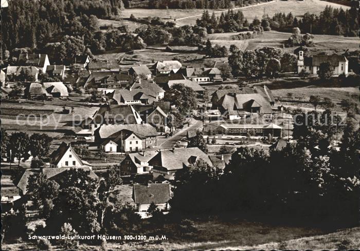 Haeusern Schwarzwald Fliegeraufnahme