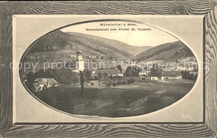 Muenstertal Schwarzwald Kloster St. Trudpert