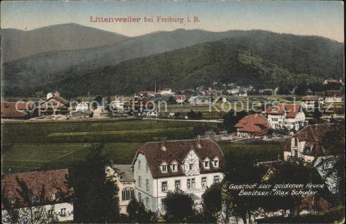 Littenweiler Gasthaus zur goldenen Krone Max Schuler