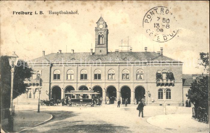 Freiburg Breisgau Hauptbahnhof Strassenbahn