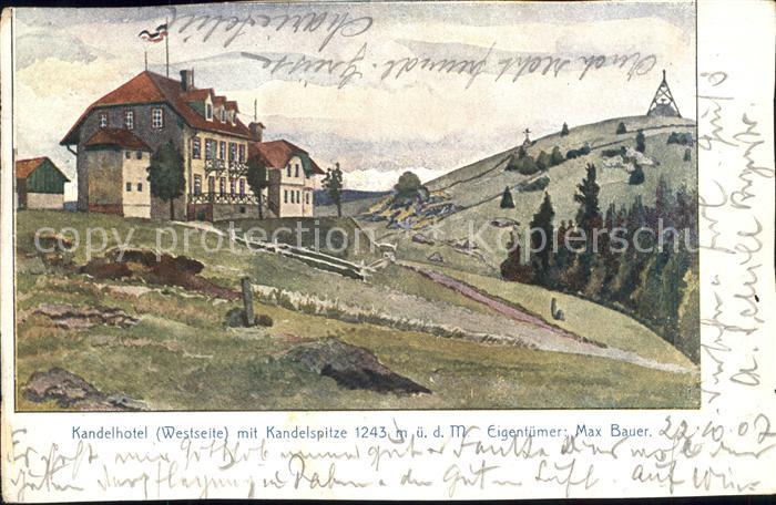 Kandel Waldkirch Breisgau Hotel mit Kandelspitze