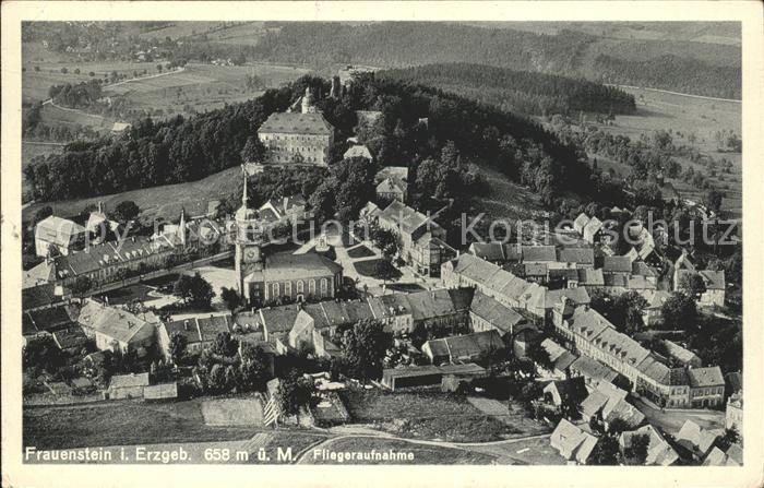 Frauenstein Sachsen Fliegeraufnahme