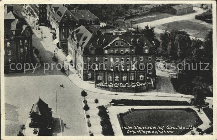 Glauchau Hotel Glauchauerhof Fliegeraufnahme