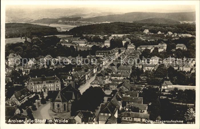 Arolsen Bad Fliegeraufnahme
