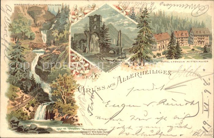 Allerheiligen Oppenau Hotel Pension Mittenmaier