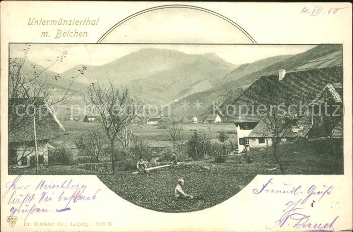 Untermuenstertal mit Belchen