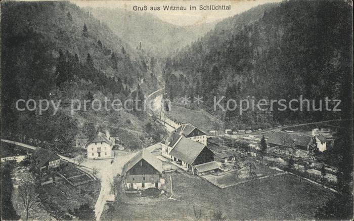 Witznau Schluechtal Gasthaus und Saegewerk S. Hilpert