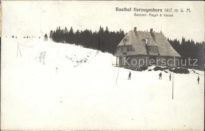 Herzogenhorn Gasthaus Mayer und Kaiser