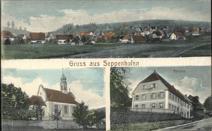 Seppenhofen Kirche Rathaus