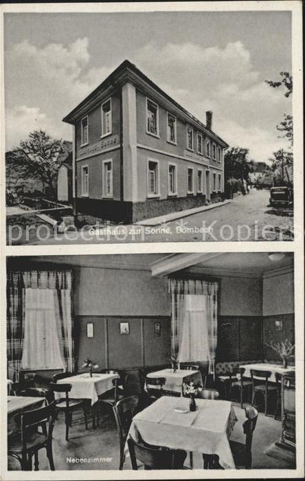 Bombach Gasthaus zur Sonne Otto Steiger