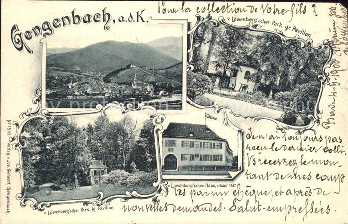 Gengenbach Loewenbergisches Haus