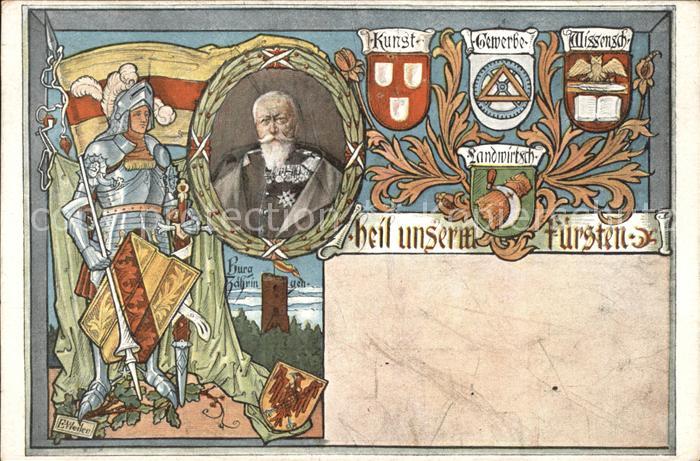 Zaehringen Freiburg Breisgau Burg Zaehringen Portrait Fuerst