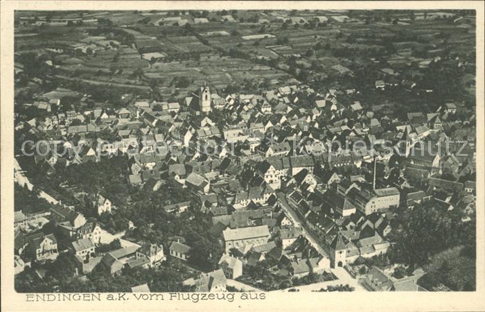 Endingen Kaiserstuhl Fliegeraufnahme