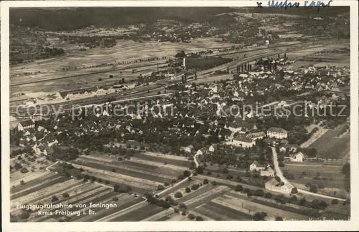 Teningen Fliegeraufnahme