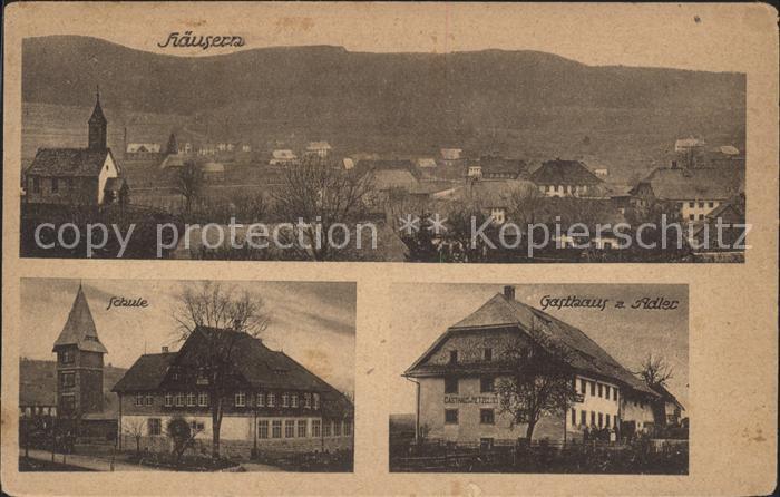 Haeusern Schwarzwald Gasthaus zum Adler Schule