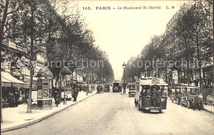 Paris Boulevard St Martin