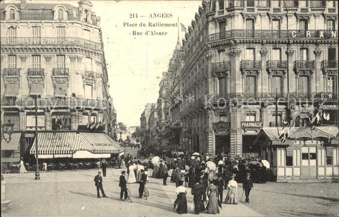 Angers Place du Ralliement Rue d_Alsace