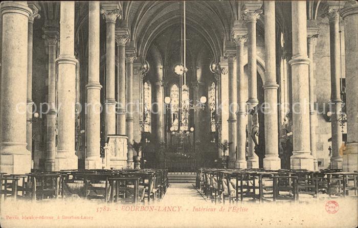 Bourbon-Lancy Interieur de l'Eglise