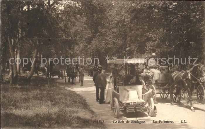 Paris Bois de Boulogne La Potiniere Automobil