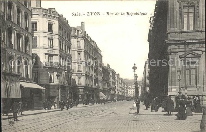 Lyon France Rue de la Republique