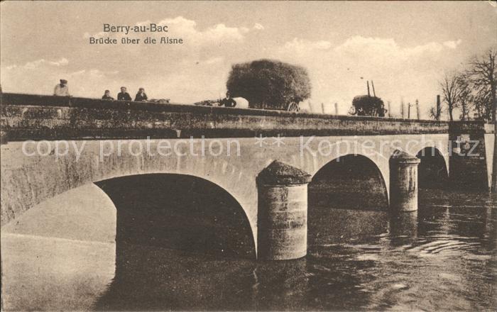 Berry-au-Bac Brücke über die Aisne Kriegserinnerungs