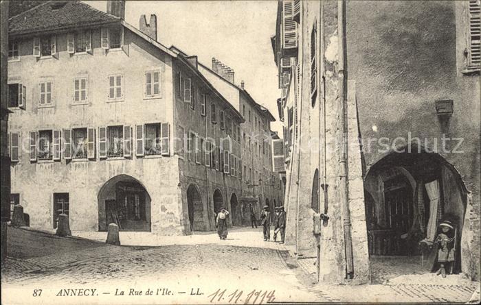 Annecy Haute-Savoie Rue de l'Ile