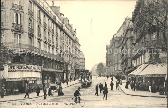 Paris Rue des Ecoles
