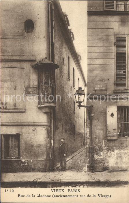 Paris Vieux Paris Rue de la Madone