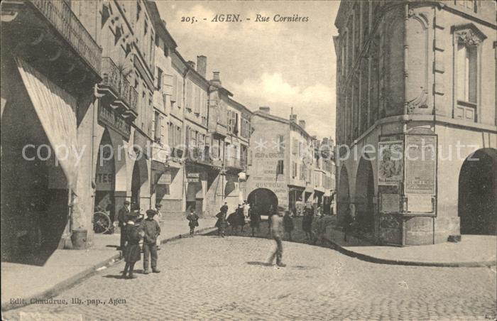 Agen Lot et Garonne Rue Cornieres