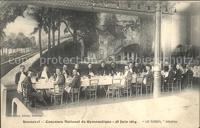 Bonneval d Eure-et-Loir Concours National de Gymnastique 1914 Le Sokol