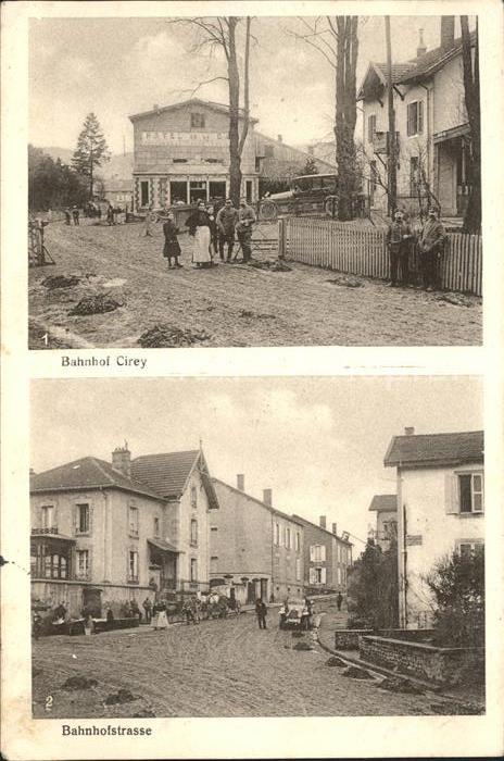 Cirey-sur-Vezouze Bahnhof Bahnhofhotel Bahnhofstrasse