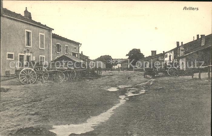 Avillers Meurthe-et-Moselle Dorfstrasse Sammlung Weltkrieg 1914/15