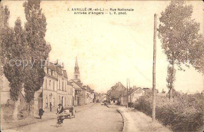 Avrille Maine-et-Loire Rue Nationale