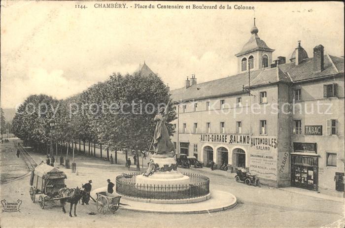 Chambery Savoie Place du Centenaire et Boulevard de la