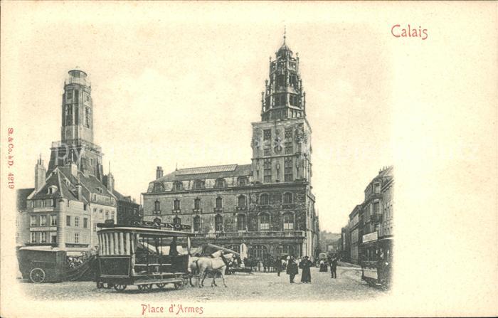 Calais Place d_Armes Pferdebus
