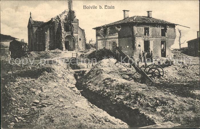 Boivile Ruines Grande Guerre Zerstörung 1. Welt