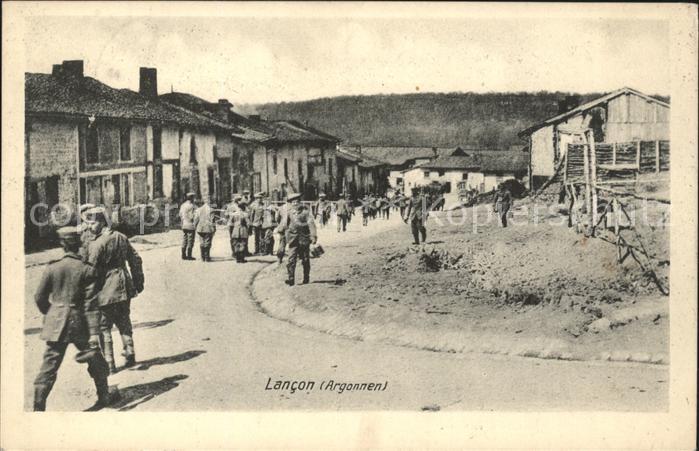 Lancon Ardennes Militaire Soldaten 1. Weltkrieg