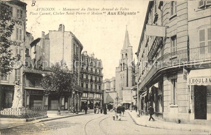 Avignon Vaucluse Monument du Docteur Arnaud de Fabre Pla