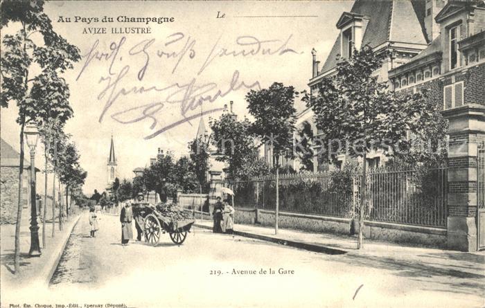 Avize Avenue de la Gare Karren