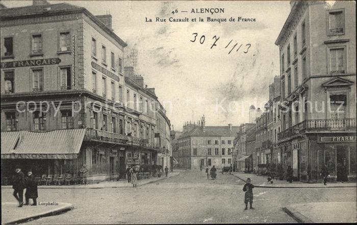 Alencon Rue Cazault Banque de France